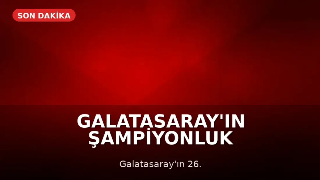 Galatasaray'ın Şampiyonluk Kutlamaları beIN Sports'tan Canlı Yayınlanacak