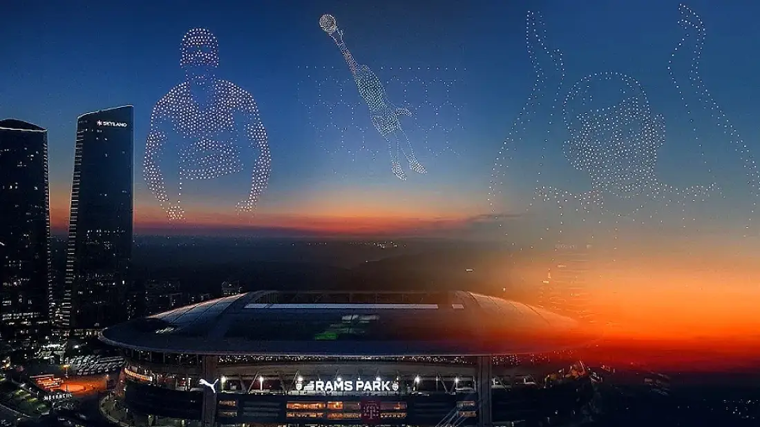 Galatasaray'ın Şampiyonluk Kutlaması: Drone Gösterisi Geceye Damga Vurdu