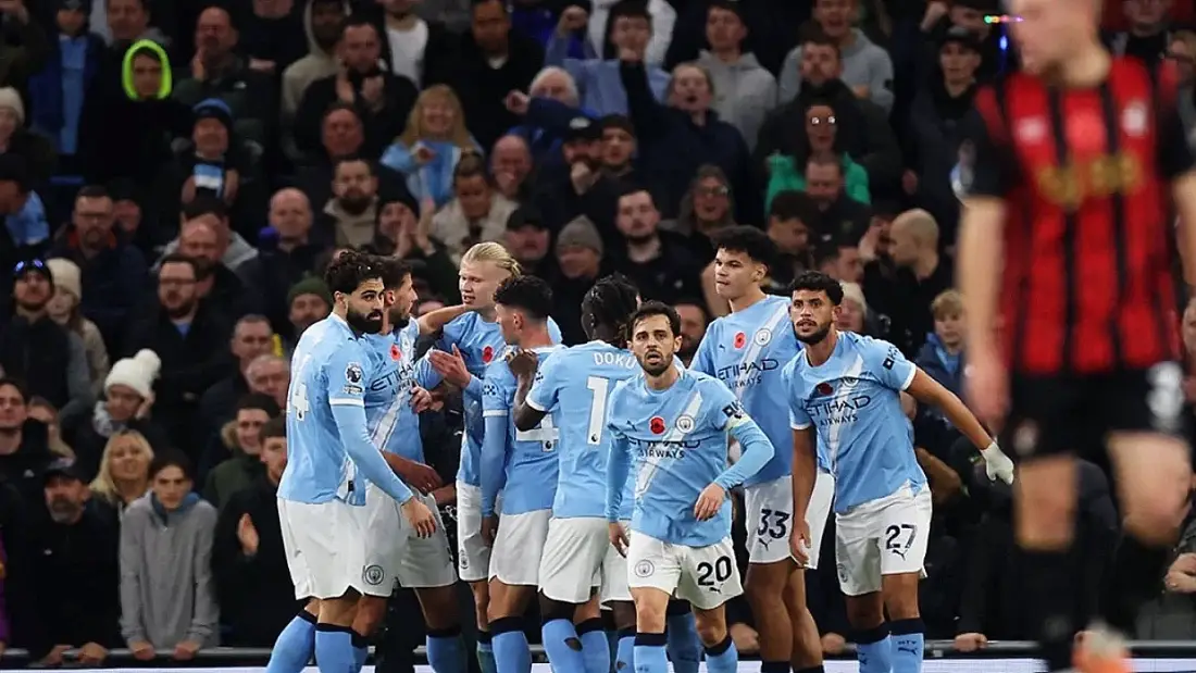 Manchester City, Bournemouth Deplasmanında Berabere Kalarak Şampiyonluk Şansını Yitirdi