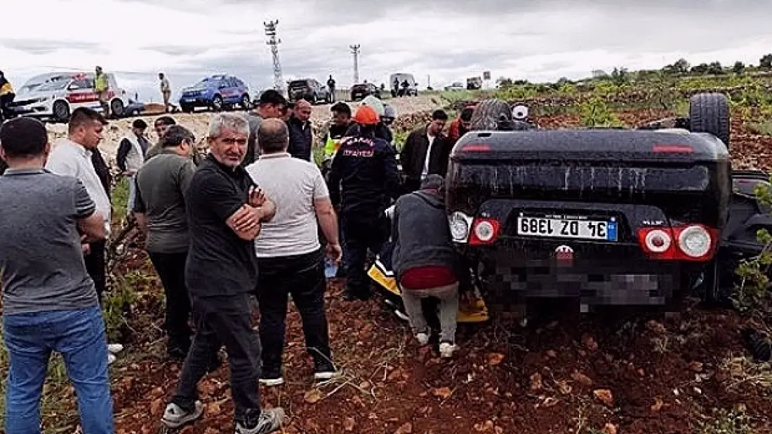 Midyat kara yolu üzerinde feci kaza: 1 ölü, 2 yaralı