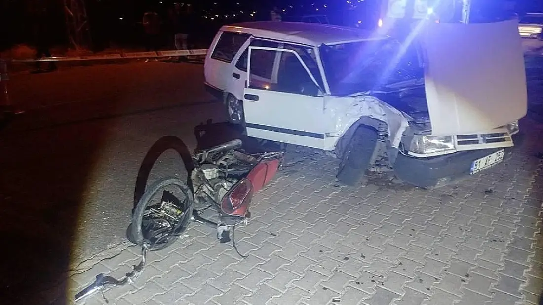 Niğde'de Trafik Kazası: 1 Ölü, 1 Yaralı