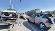 Afyonkarahisar-Konya Kara Yolunda 5 Aracın Karıştığı Trafik Kazası: 4 Yaralı