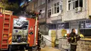 Kayseri Kocasinan'da 4 Katlı Binada Yangın: 1 Anne ve 2 Çocuk Dumandan Etkilendi
