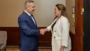 Kanada Ziyareti Kapsamında Dışişleri Bakanı Hakan Fidan, Şima Açan ile Bir Araya Geldi