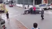 Bulancak'ta Sürücünün Fenalaşmasıyla Kontrolden Çıkan Otomobil Faciaya Ramak Kala Durdu