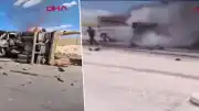 Ankara Bağlum'da Hafriyat Kamyonlarının Karıştığı Kazada 2 İşçi Yaşamını Yitirdi