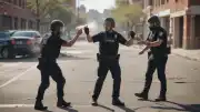 Bursa'da Polis Müdahalesiyle Son Bulan Kavga Kamerada