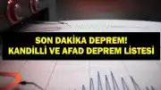 20 Haziran Pazar Günü Meydana Gelen Son Depremler: AFAD ve Kandilli Verileri