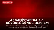 Afganistan'da 6,1 Büyüklüğünde Deprem Meydana Geldi