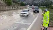 Burdur'da Şiddetli Yağış Yaşamı Olumsuz Etkiledi