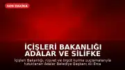 İçişleri Bakanlığı Adalar ve Silifke Belediye Başkanlarının Görevden Uzaklaştırıldığını Duyurdu