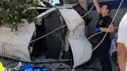 Adıyaman'da Hafif Ticari Araç Elektrik Direğine Çarptı: 9 Yaralı