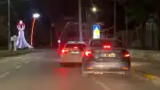 Aksaray'da Alkollü Sürücü ile Polis Arasında Yaşanan Kovalamaca Kamerada