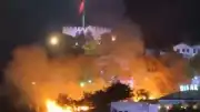 Ankara Kalesi Yakınlarındaki Ot Yangını Kontrol Altına Alındı