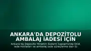 Ankara'da Depozitolu Ambalaj İadesi İçin Kullanılan DOA Geri Dönüşüm Noktaları Hakkında Bilgiler