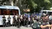 Ankara'da NATO karşıtı eylem gerçekleştiren gruba yönelik gözaltı işlemi