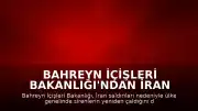 Bahreyn İçişleri Bakanlığı'ndan İran Saldırısı Uyarısı: Sirenler Yeniden Çaldı