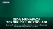 Gıda Muhafaza Teknikleri: Buzdolabı Düzeni ve Verimlilik Yöntemleri