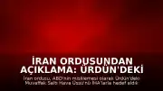 İran Ordusundan Açıklama: Ürdün'deki ABD Hava Üssü İHA'larla Hedef Alındı