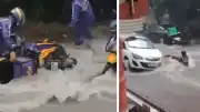 İstanbul Çekmeköy'de Şiddetli Sağanak Sel Baskınlarına Yol Açtı