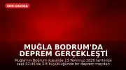 Muğla Bodrum'da Deprem Gerçekleşti