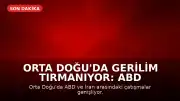 Orta Doğu'da Gerilim Tırmanıyor: ABD ve İran Arasında Karşılıklı Saldırılar