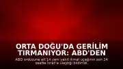Orta Doğu'da Gerilim Tırmanıyor: ABD'den İsrail'e 14 Yeni Yakıt İkmal Uçağı