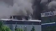 Sakarya Hendek'te Geri Dönüşüm Fabrikasında Yangın