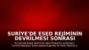 Suriye'de Esed Rejiminin Devrilmesi Sonrası İlk Halk Meclisi Oturumu Gerçekleştirildi
