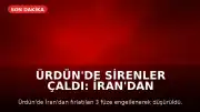 Ürdün'de Sirenler Çaldı: İran'dan Fırlatılan 3 Füze Engellendi