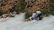 Van Çatak'ta Kanispi Şelalesi'nde Akıntıya Kapılan Çocuk Kurtarıldı