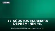 17 Ağustos Marmara Depremi'nin Yıl Dönümünde Hayatını Kaybedenler Anıldı