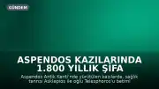 Aspendos Kazılarında 1.800 Yıllık Şifa Heykeli Bulundu