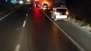 Bursa'da Seyir Halindeki Lüks Otomobil Alevlere Teslim Oldu