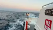 Çanakkale Açıklarında Sürüklenen Tekne Kurtarıldı