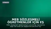 MEB Sözleşmeli Öğretmenler İçin Eş Durumu Tayin Başvuruları Başladı