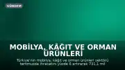 Mobilya, Kâğıt ve Orman Ürünleri Sektöründe İhracat Temmuzda Yüzde 6 Arttı