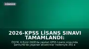 2026-KPSS Lisans Sınavı Tamamlandı: Şanlıurfa'daki 392 Aday İçin Telafi Sınavı Düzenlenecek