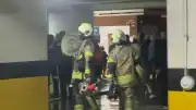 Başakşehir'de Otopark Yangını: Site Sakinleri Tahliye Edildi