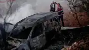 Batı Şeria'da İsrailliler Filistinlilere Ait Ev ve Araçları Ateşe Verdi, 1 Kişi Yaralandı
