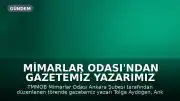 Mimarlar Odası'ndan Gazetemiz Yazarımız Tolga Aydoğan'a Basın Ödülü