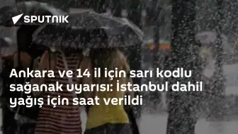 Meteoroloji'den 14 ile sağanak uyarısı: İstanbul'a yağış geliyor