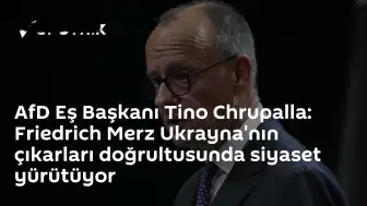 AfD Eş Başkanı Chrupalla'dan Merz'e Ukrayna Eleştirisi: Almanya'nın Çıkarlarını Göz Ardı Ediyor