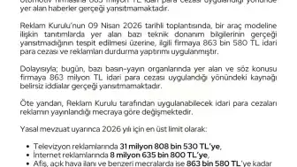Ticaret Bakanlığı: Otomotiv Firmasına 863 Milyon Lira Ceza Haberleri Gerçeği Yansıtmıyor