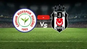 Rizespor Beşiktaş Maçı 0-0 Devam Ediyor