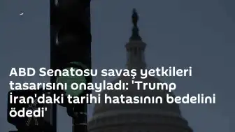 ABD Senatosu'ndan Savaş Yetkileri Düzenlemesine Onay