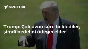Trump: İran'ın Bekleyişi Sonrası Bedel Ödeyeceği Dönem Başladı