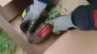 Aydın Nazilli'de Tel Örgüye Sıkışan Kirpi İtfaiye Tarafından Kurtarıldı