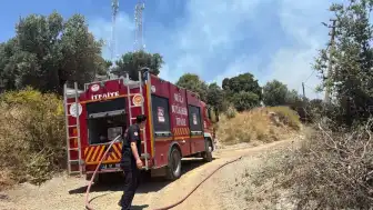 Bodrum'da Makilik Alanda Çıkan Yangın Söndürüldü
