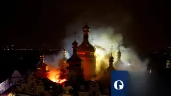 Ukrayna'da Rus Saldırıları: Kyiv Pechersk Lavra Manastırı Alevlere Teslim Oldu